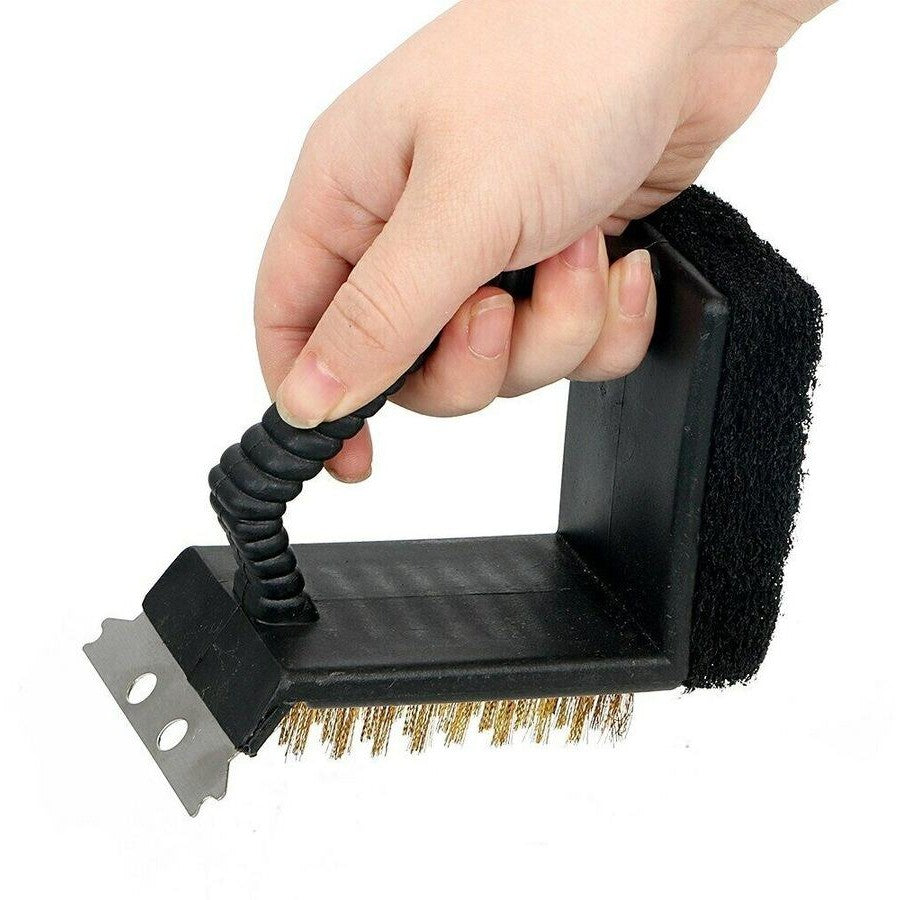 Procamp Joyous 3-in-1 BBQ Grill Brush - Shop Grill and Fire Pit Accessories at Trekaline
