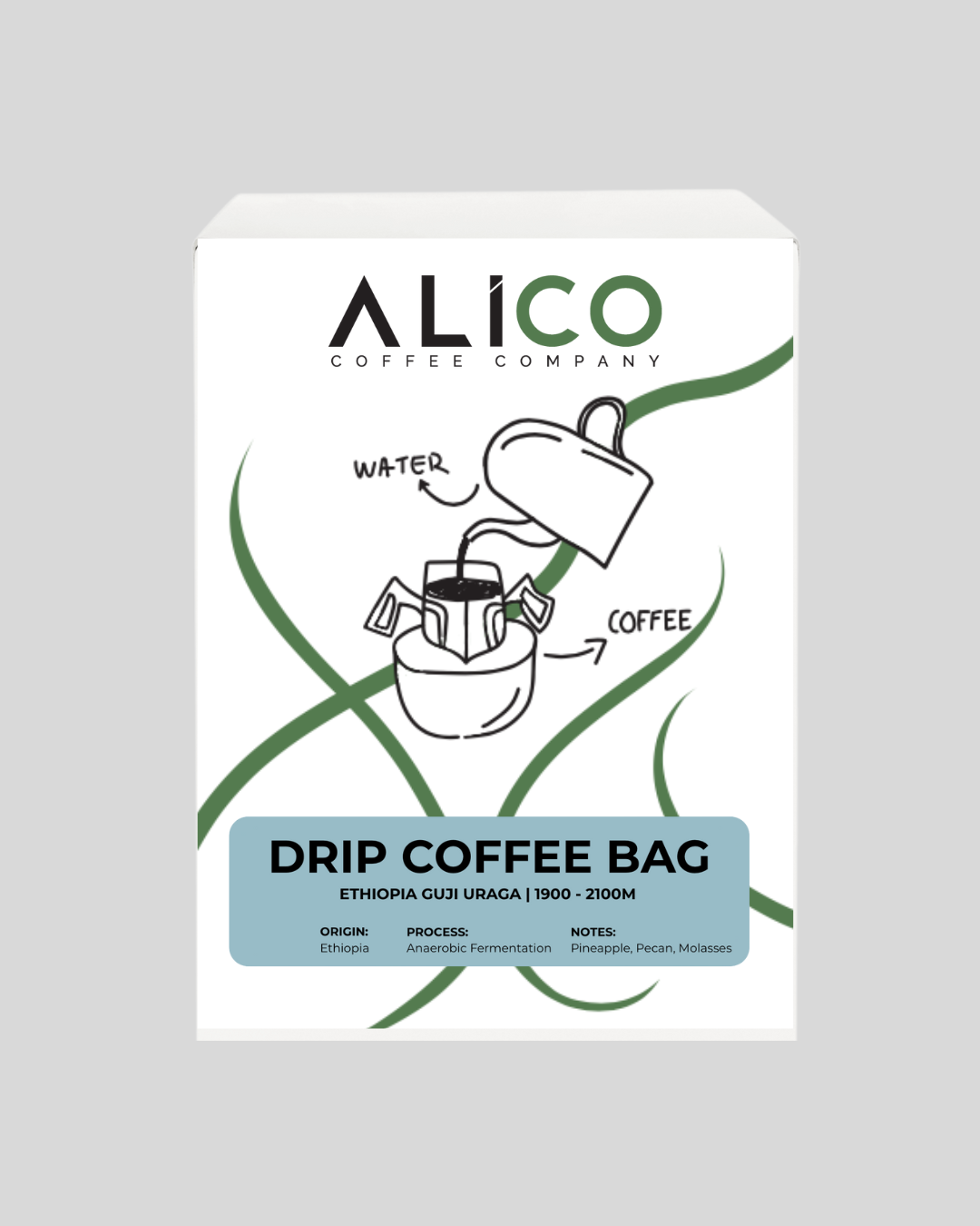 Alico Coffee Ethiopia Guji Uraga Drip Coffee Bags