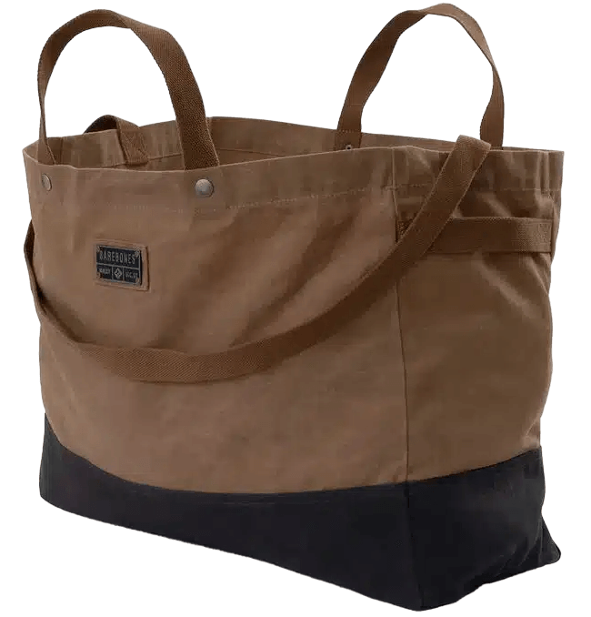 Barebones Neelum Firewood Carrier Tote - KhakiĀ - ShopĀ Tote BagsĀ atĀ Trekaline