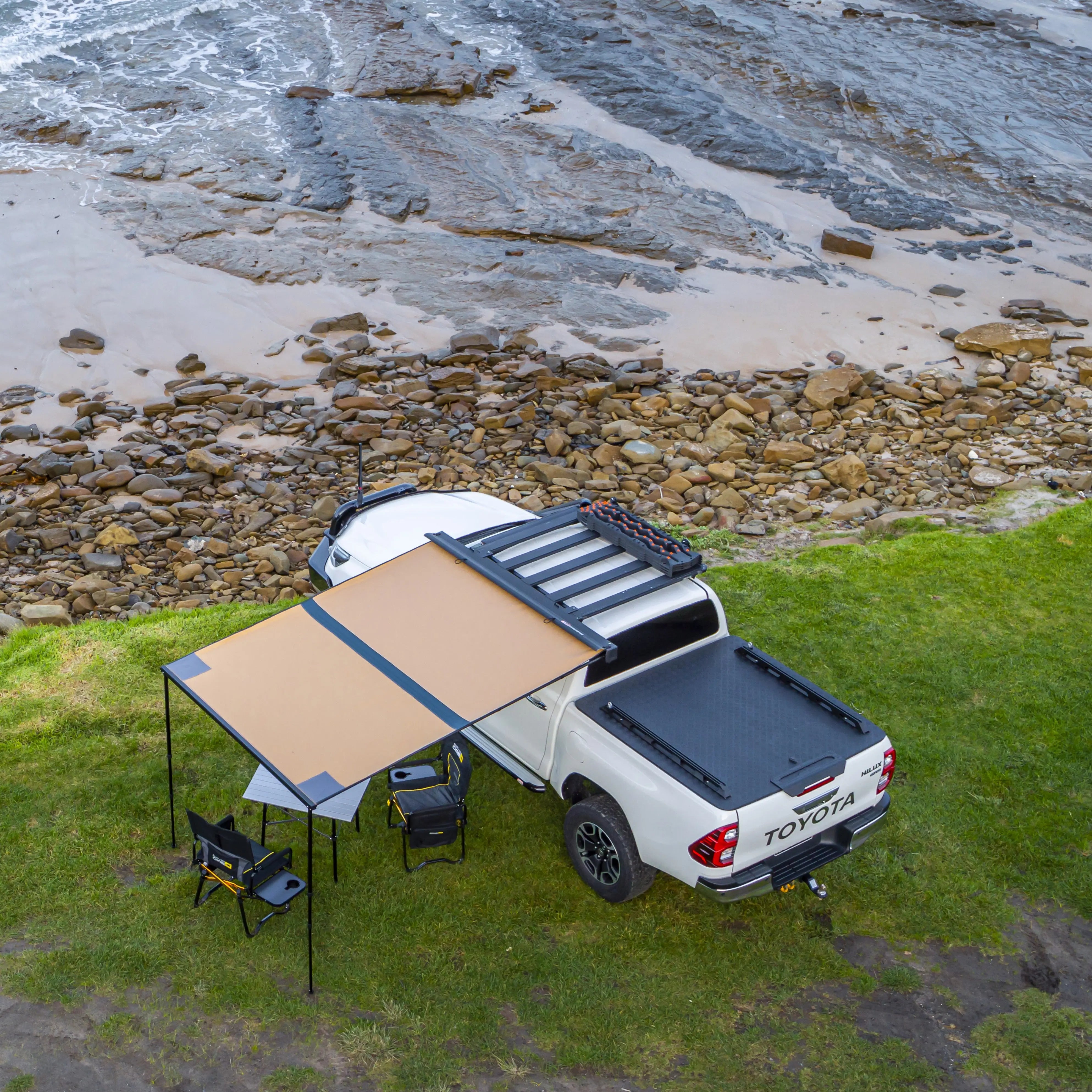 ARB PVC Case Awning & LED Light Kit 2m x 2.5m - Shop Awnings at Trekaline