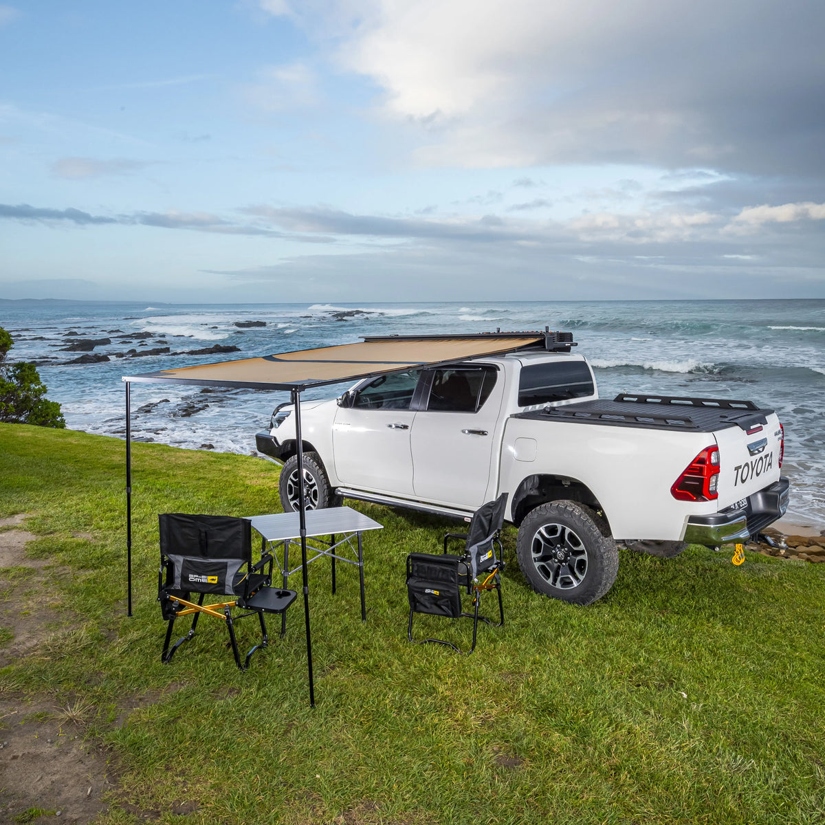 ARB PVC Case Awning & LED Light Kit 2m x 2.5m - Shop Awnings at Trekaline