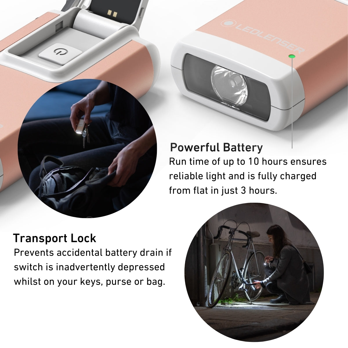 Ledlenser K6R Keyring Rechargeable Flashlight - Shop Flashlights at Trekaline