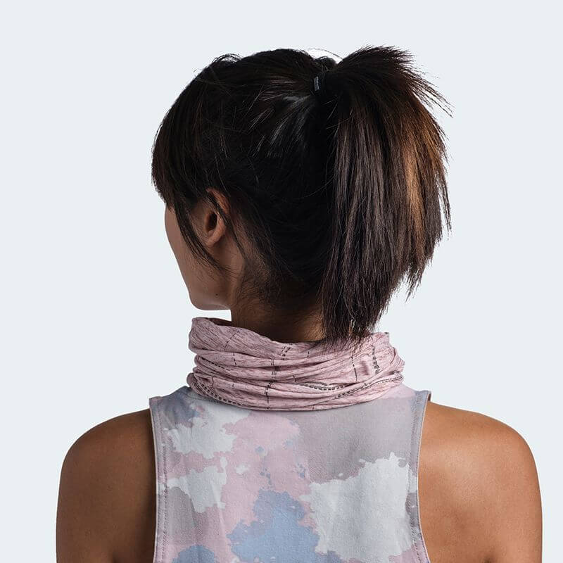 Buff Reflective Multifunctional Neckwear - HTR Rosepink - Shop Neck Gaiters at Trekaline