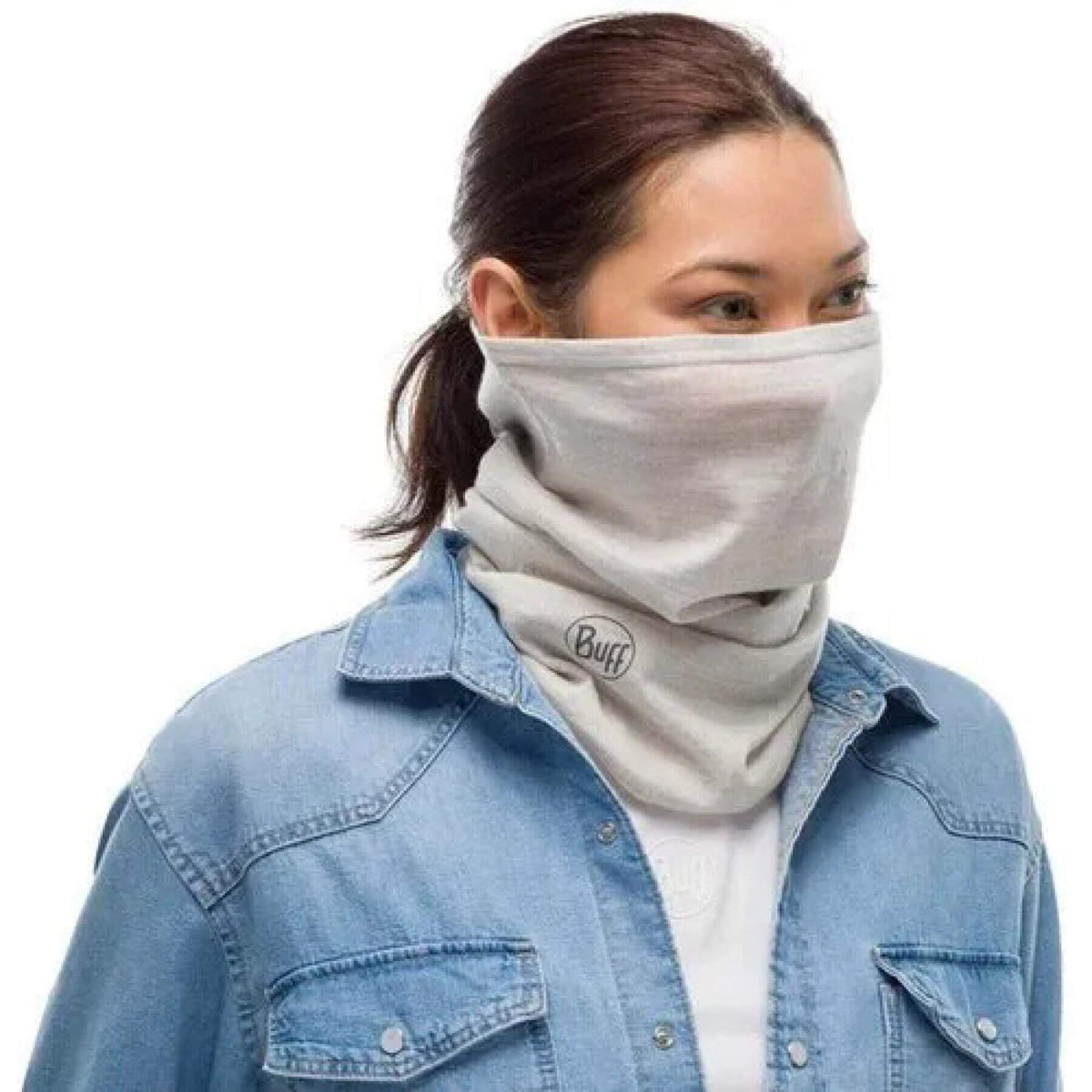 Buff Merino Lightweight Neckwear - Solid Cloud