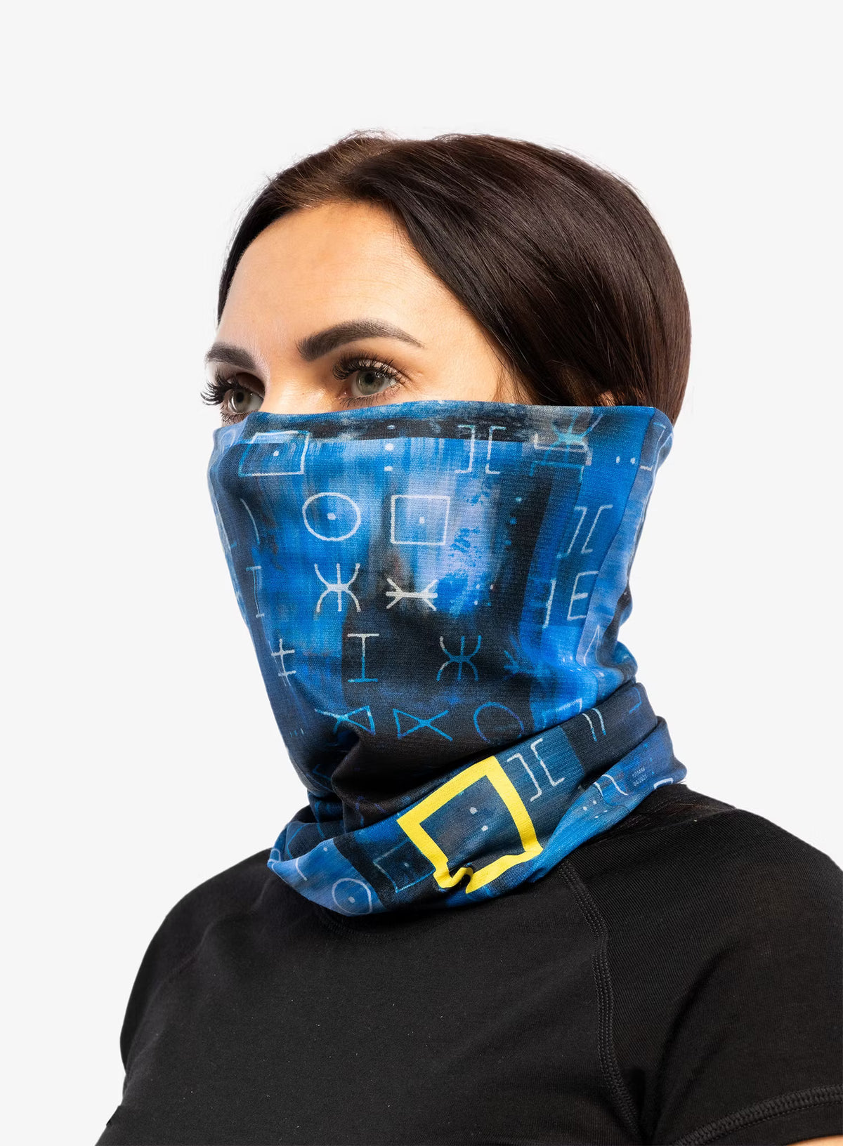 Buff CoolNet UV Neckwear National Geographic - Unrel Blue