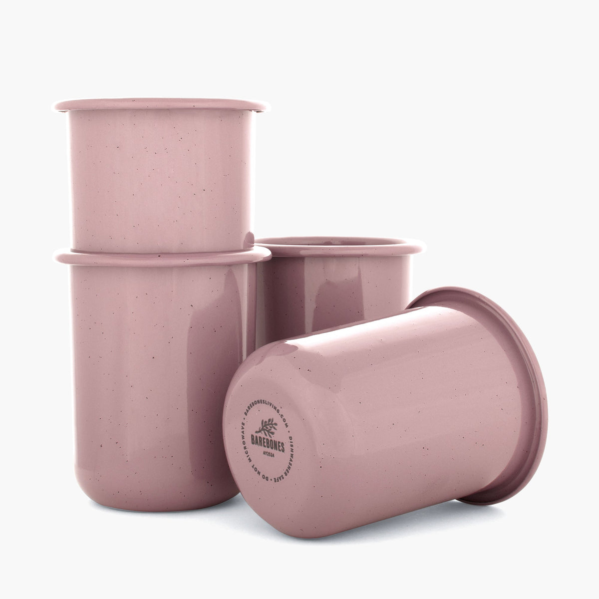Barebones Rolled Enamelware Cup Set of 4 - Shop Camping Cups at Trekaline
