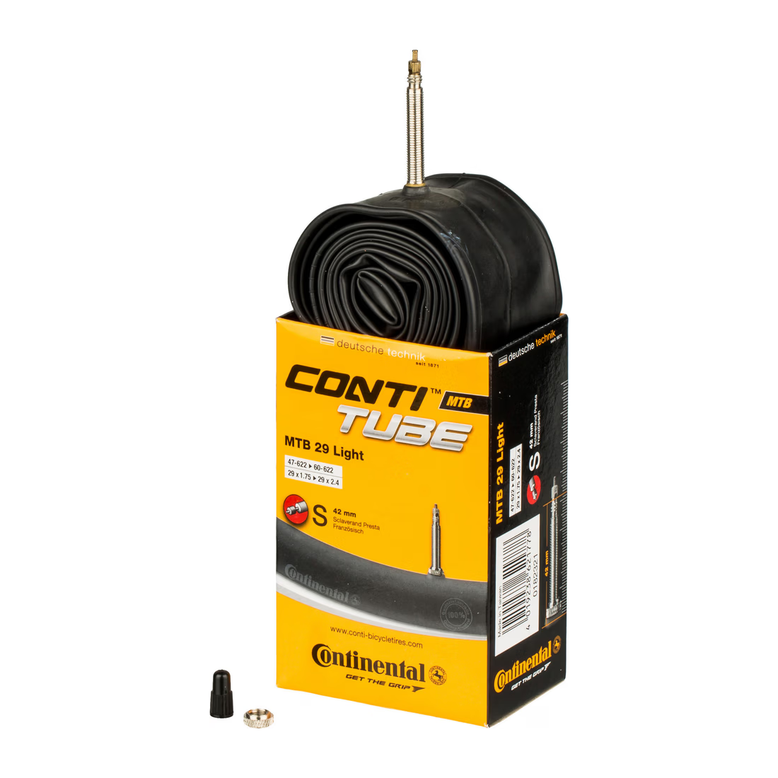 Continental MTB Presta Valve Light Inner Tube 29" - Shop Bike Hubs at Trekaline