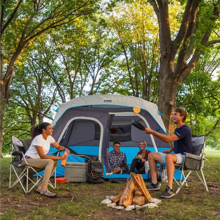 Core Equipment 6 Person Lighted Instant Cabin Tent - 11â x 9â