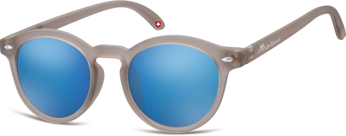 Montana Eyewear Revo Rubbertouch Round Sunglasses - Kids