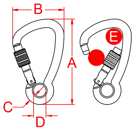 Kong HMS Napik Twist Lock Carabiner