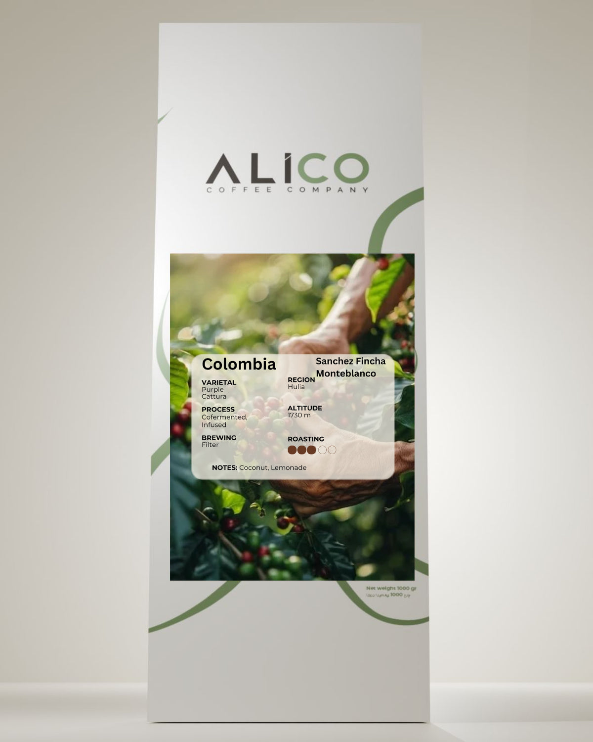 Alico Coffee Colombia Coconut Co-Fermented