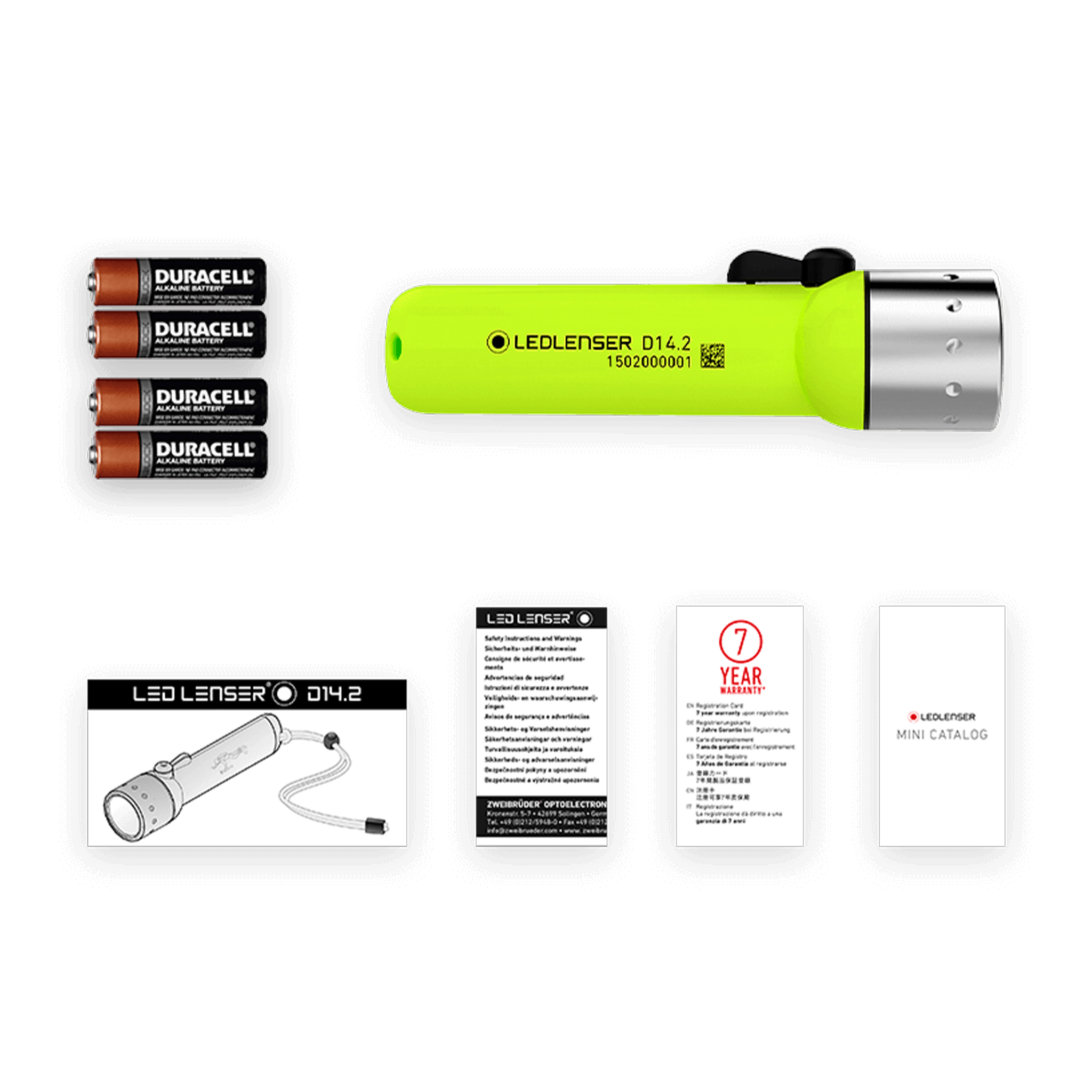 Ledlenser D14.2 Diving Flashlight