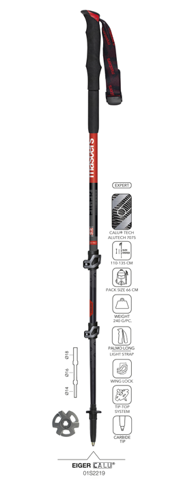 Masters Eiger Calu - Black / Red