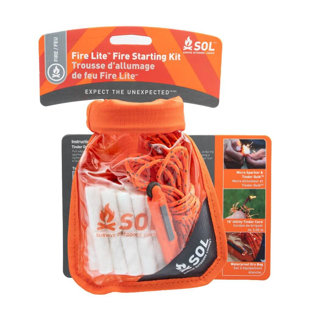 Survive Outdoors Longer Fire Lite Kit in Dry Bag - Shop Fire Starters at Trekaline