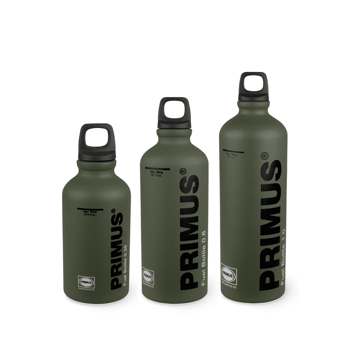 Primus Fuel Bottle Liquid Aluminum Canister Green - Shop Fuel Bottles at Trekaline