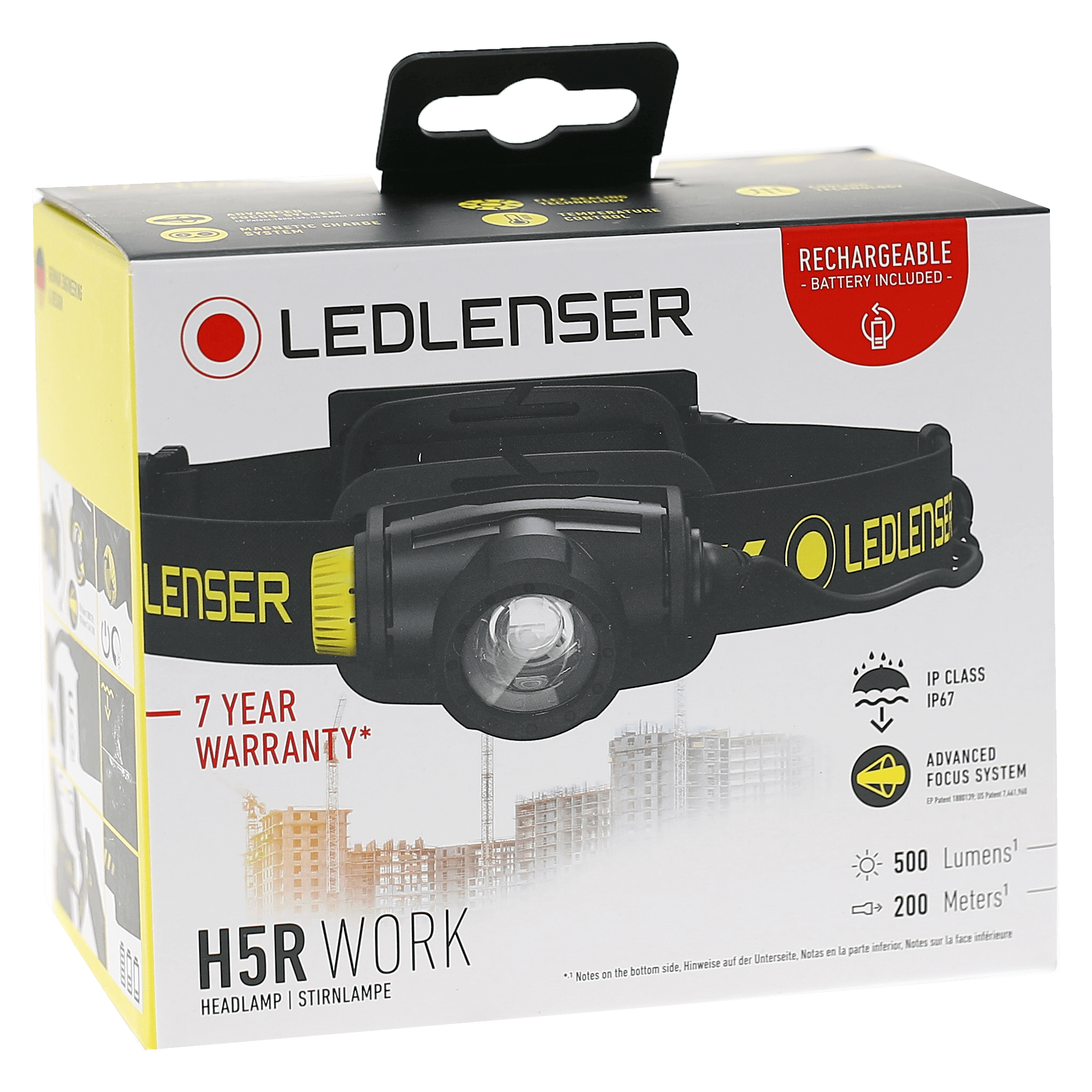 Ledlenser H5R Work Edition Rechargeable Headlamp