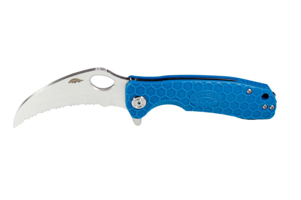 Honey Badger Large Claw Serrated Knife 8Cr13MoV Steel