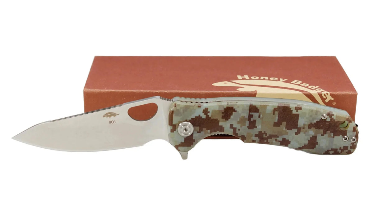 Honey Badger Large Leaf Knife 8Cr13MoV Steel