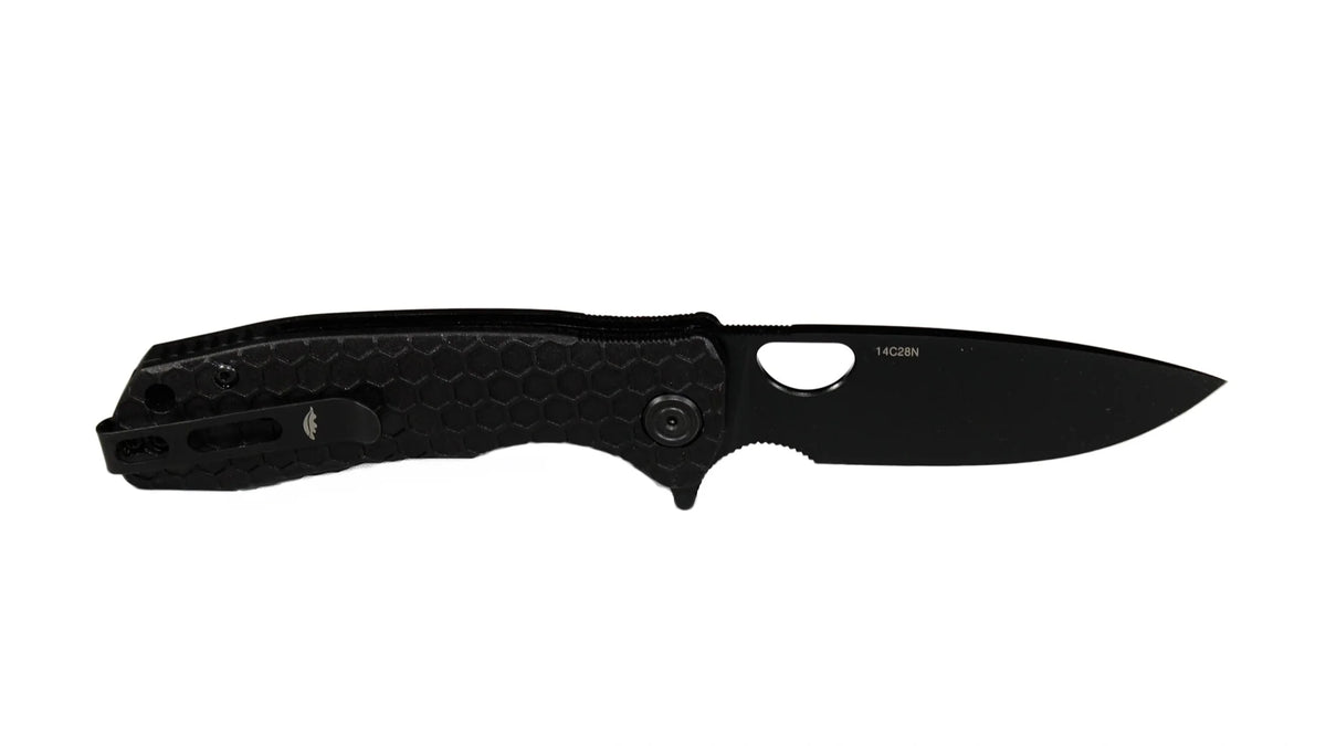 Honey Badger Medium Drop Point Knife 14C28N Steel