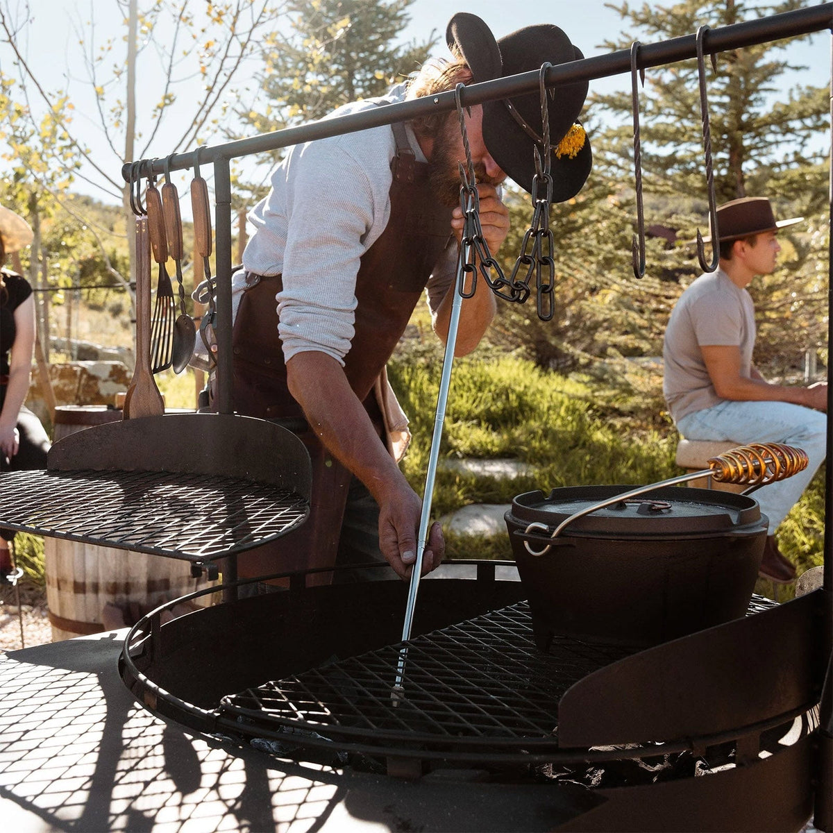 Barebones Telescoping Brass Fire Blower - Shop Grill and Fire Pit Accessories at Trekaline