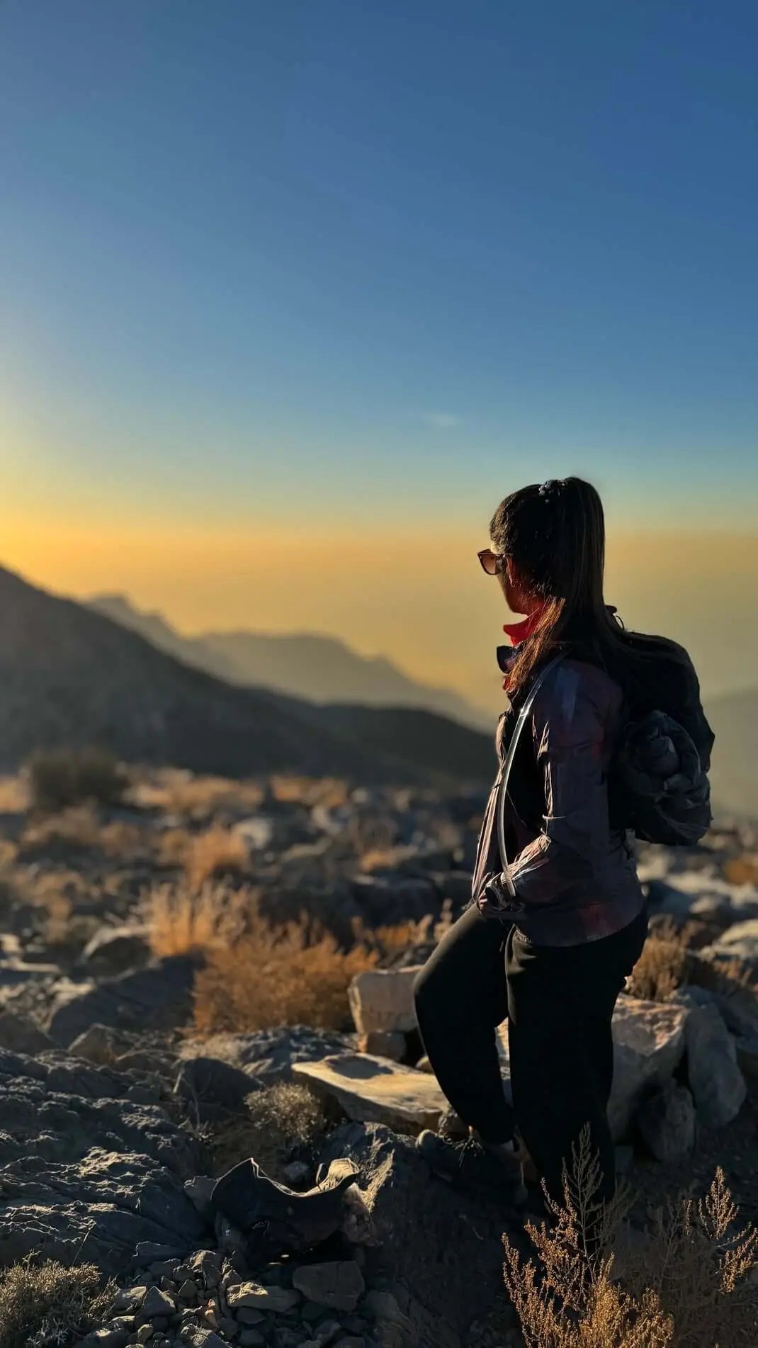 In the Hajar Mountains: Essential UAE Hiking Guidebook by Nadia Saleem