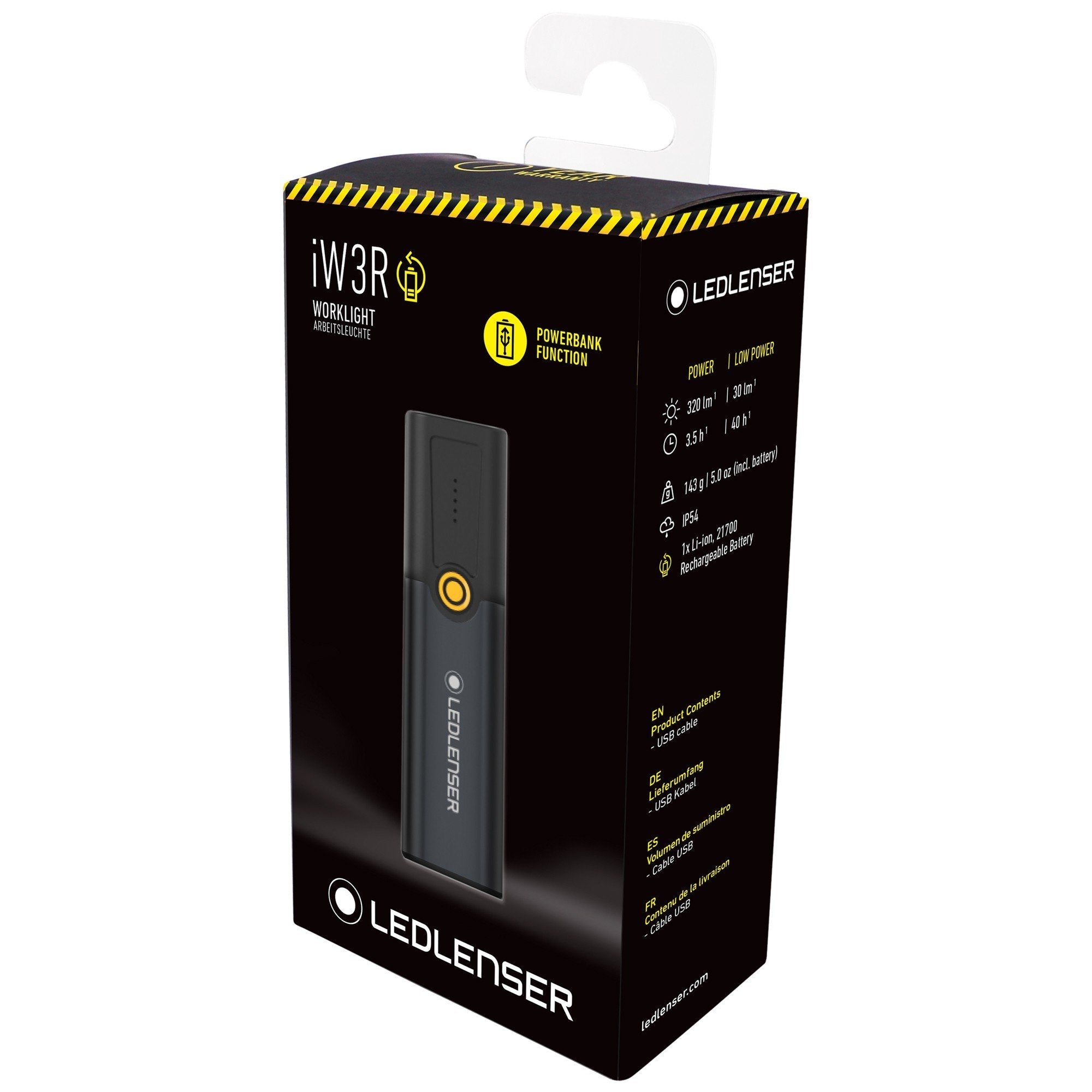 Ledlenser iW3R Rechargeable Work Light Powerbank