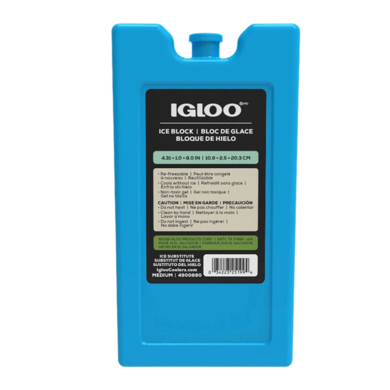 Igloo Maxcold Ice Medium Freeze Block - Shop Cooler Accessories at Trekaline
