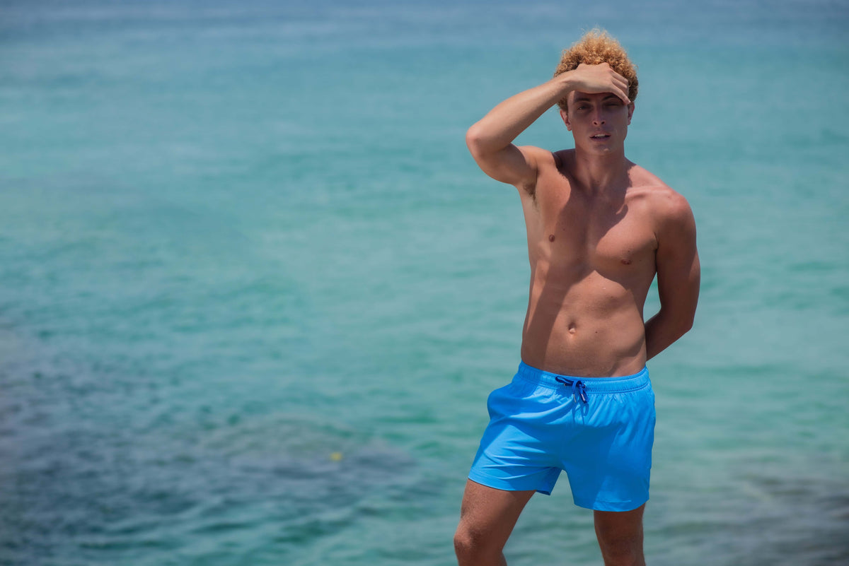 Bardoo Men's Classic Swim Shorts - Blue