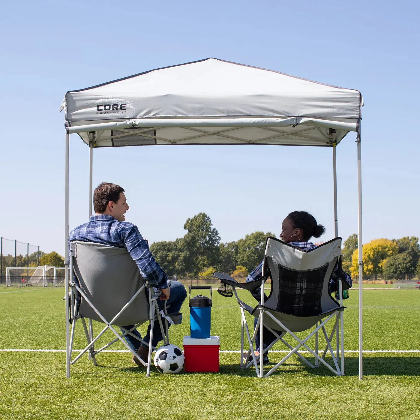 Core Equipment Gazebo Instant Canopy with Half Sun Wall - 6' x 4' - Shop Shade Shelters at Trekaline