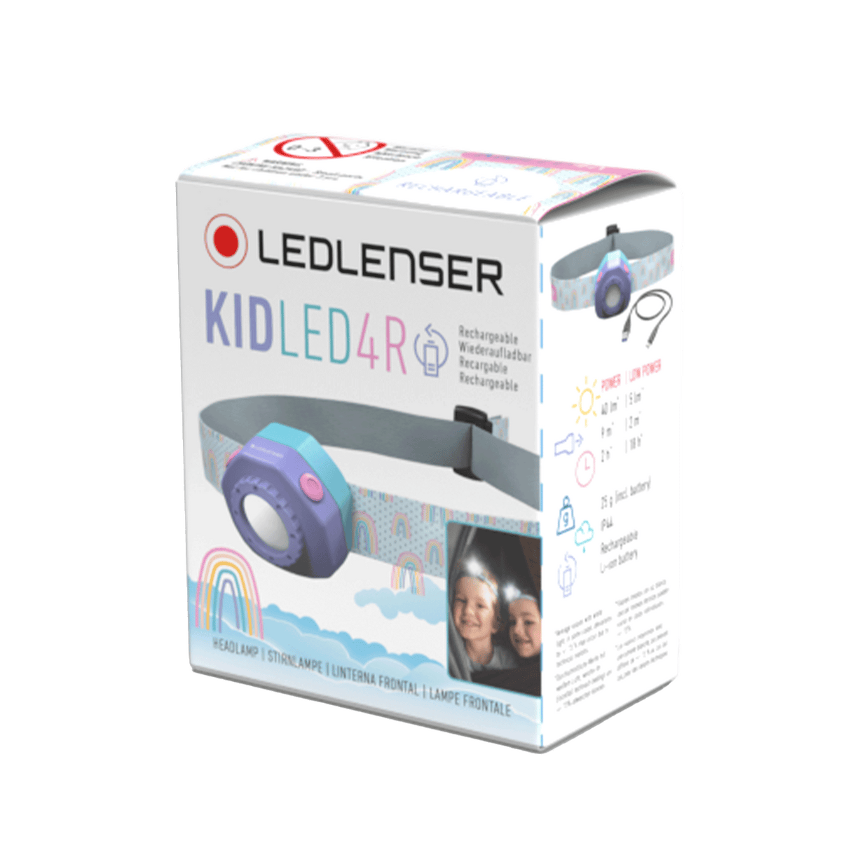 Ledlenser Kidled 4R Rechargeable Headlamp - Kids - Shop LED Headlamps at Trekaline