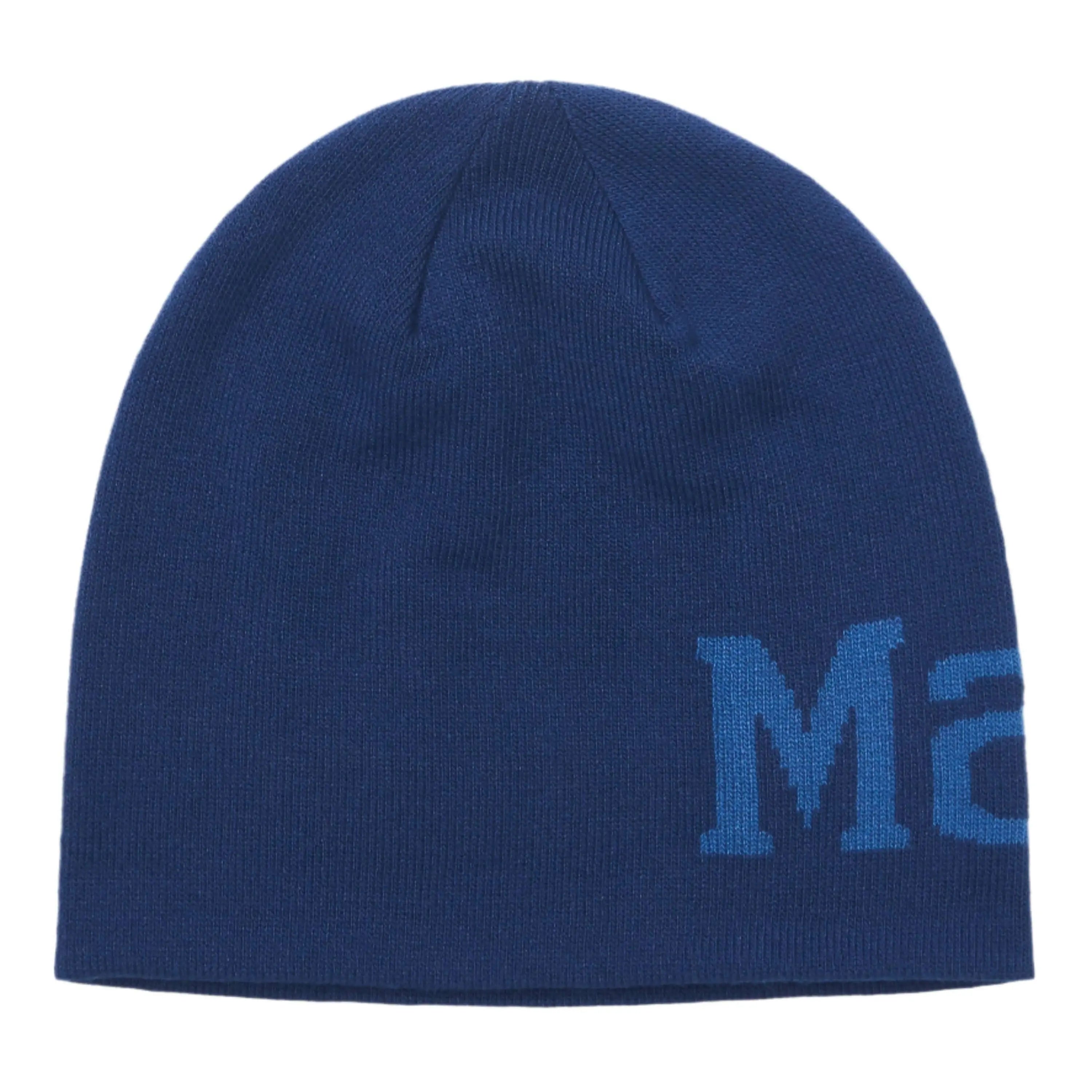 Close-up of the recycled yarn texture on the Marmot Summit Skullcap Beanie