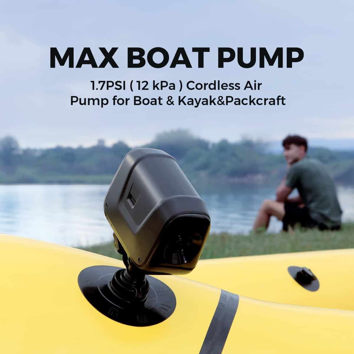 Flextail Max Boat Pump Cordless Inflator - Shop Air Pumps at Trekaline
