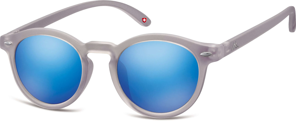 Montana Eyewear Revo Rubbertouch Round Sunglasses