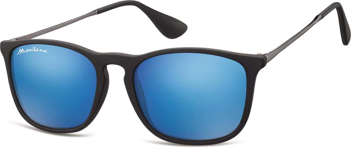 Montana Eyewear Revo Rubbertouch Square Sunglasses