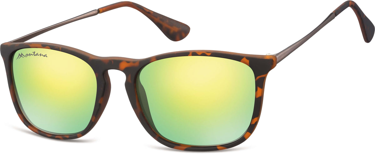 Montana Eyewear Revo Rubbertouch Square Sunglasses