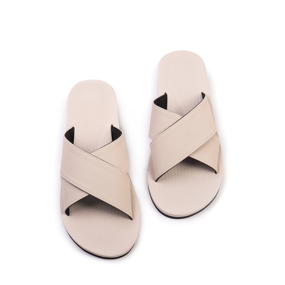 Indosole Men's ESSNTLS Cross Sandals