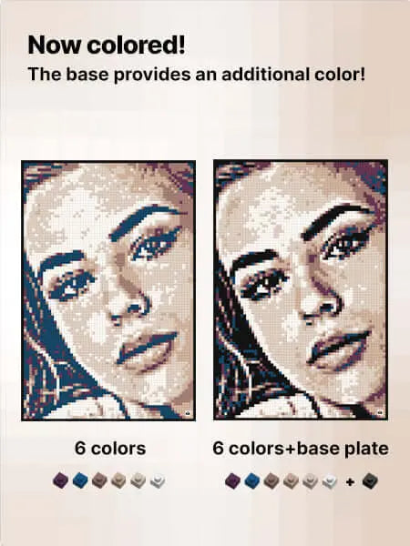Mozabrick Color Model M - Custom Pixel Art Photo Kit