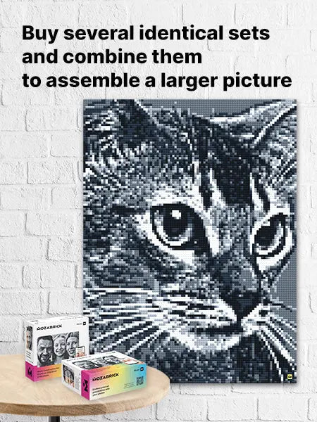Mozabrick Model M Custom Photo Mosaic Kit - Shop Puzzles at Trekaline