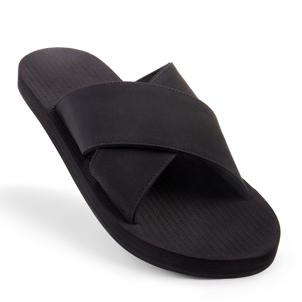 Indosole Men's ESSNTLS Cross Sandals