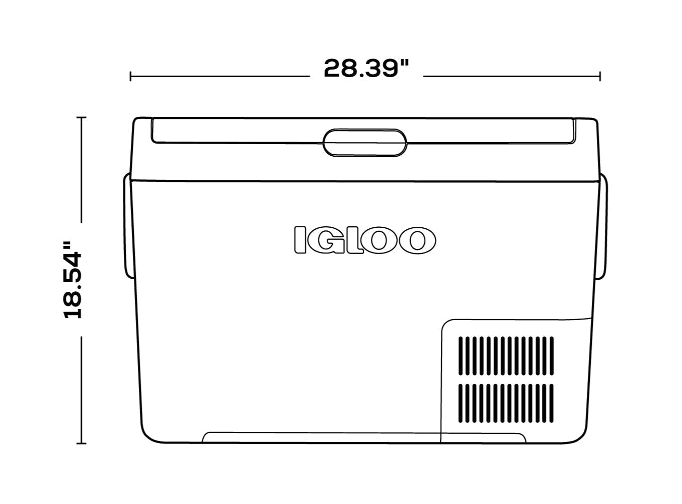 ICF 60 - 62Qt / 59L Freezer - Shop Hard-sided Coolers at Trekaline