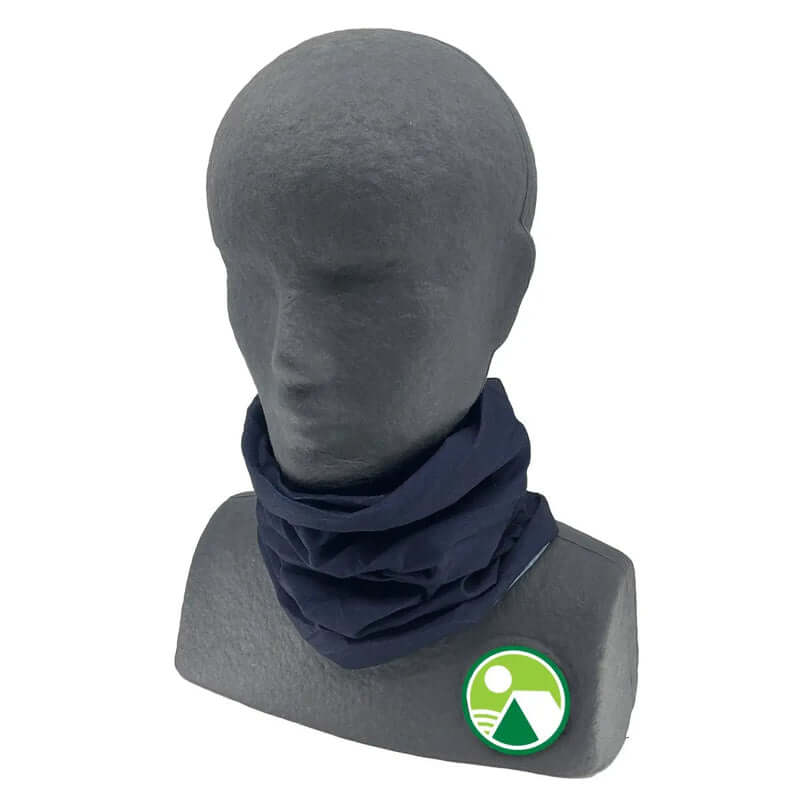 Buff CoolNet UV Neckwear Solid Navy Blue Neck Gaiter