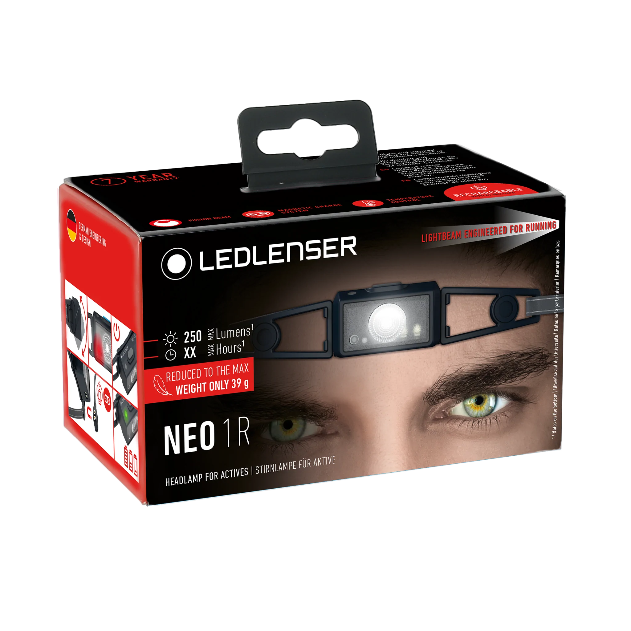 Ledlenser NEO1R Ultralight Running Headlamp