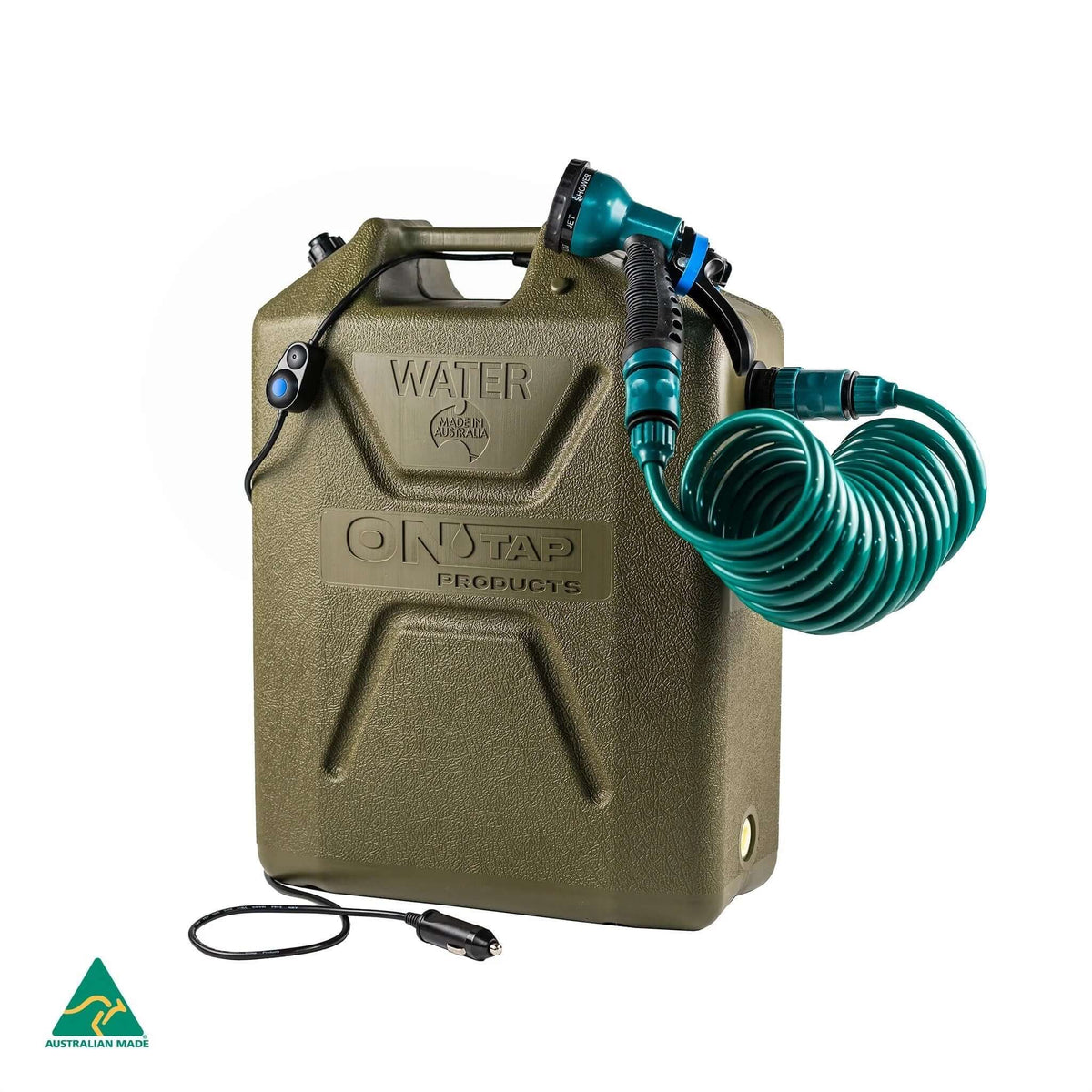 Ontap Portable Shower 22L 12V - 7-Mode Spray