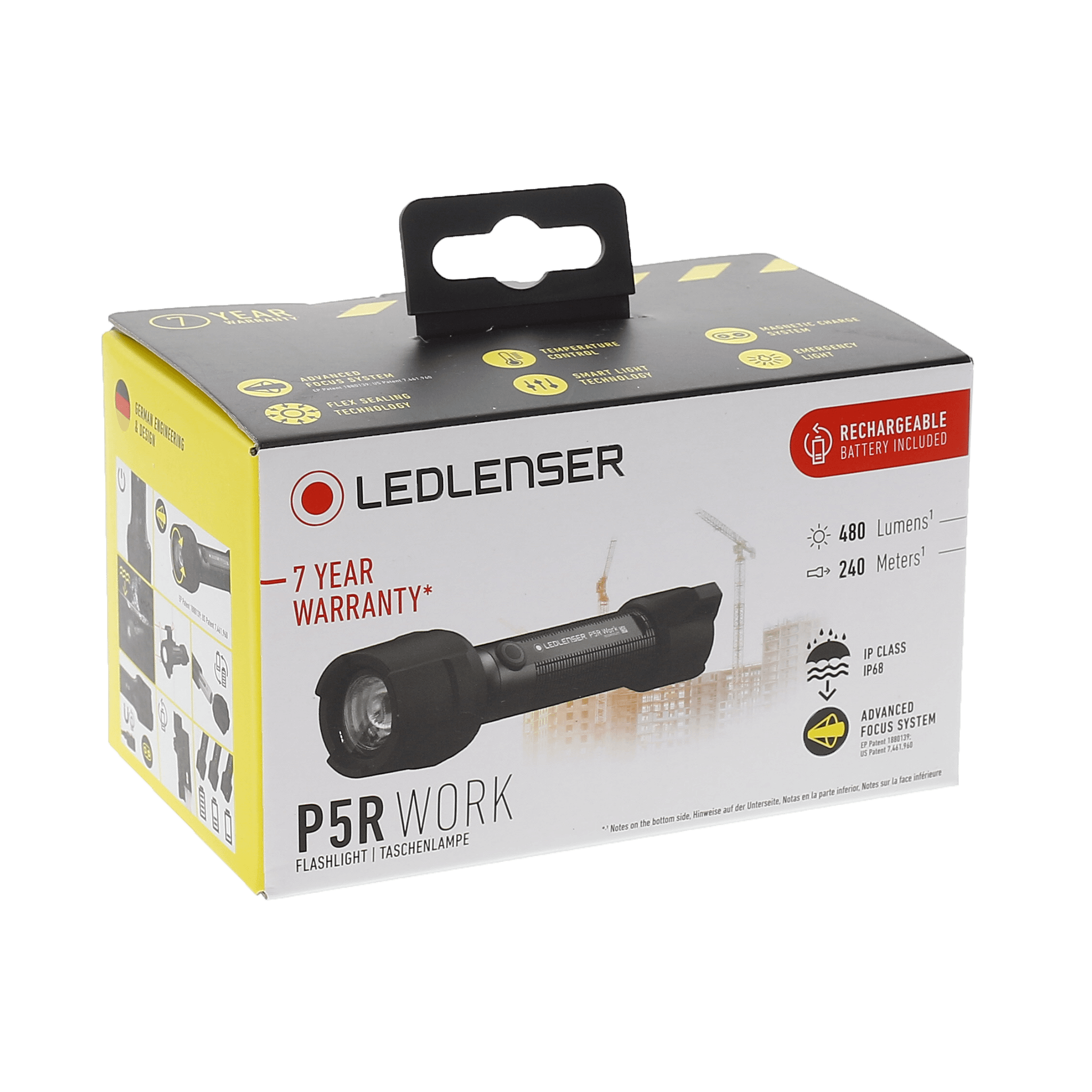 Ledlenser P5R Work Rechargeable Flashlight