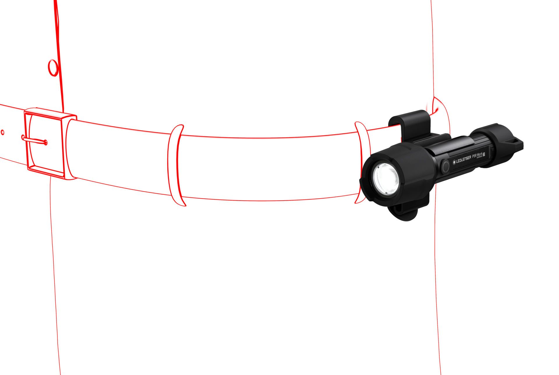 Ledlenser P5R Work Edition Rechargeable Flashlight - Shop Flashlights at Trekaline