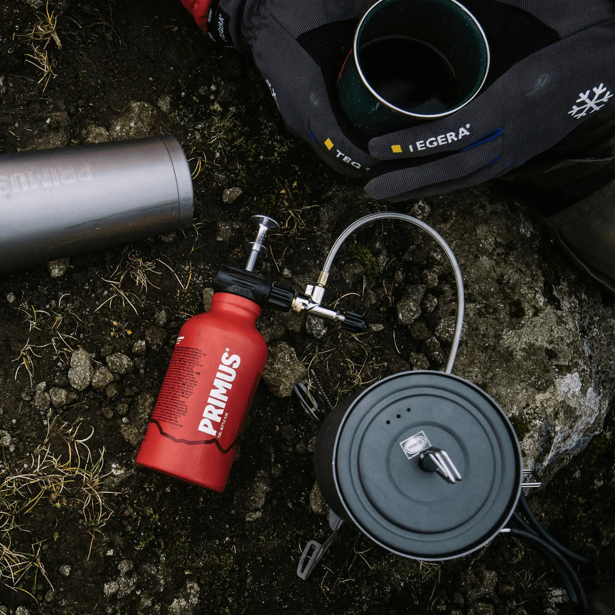 Primus Refillable Fuel Bottle Red - Shop Fuel Bottles at Trekaline