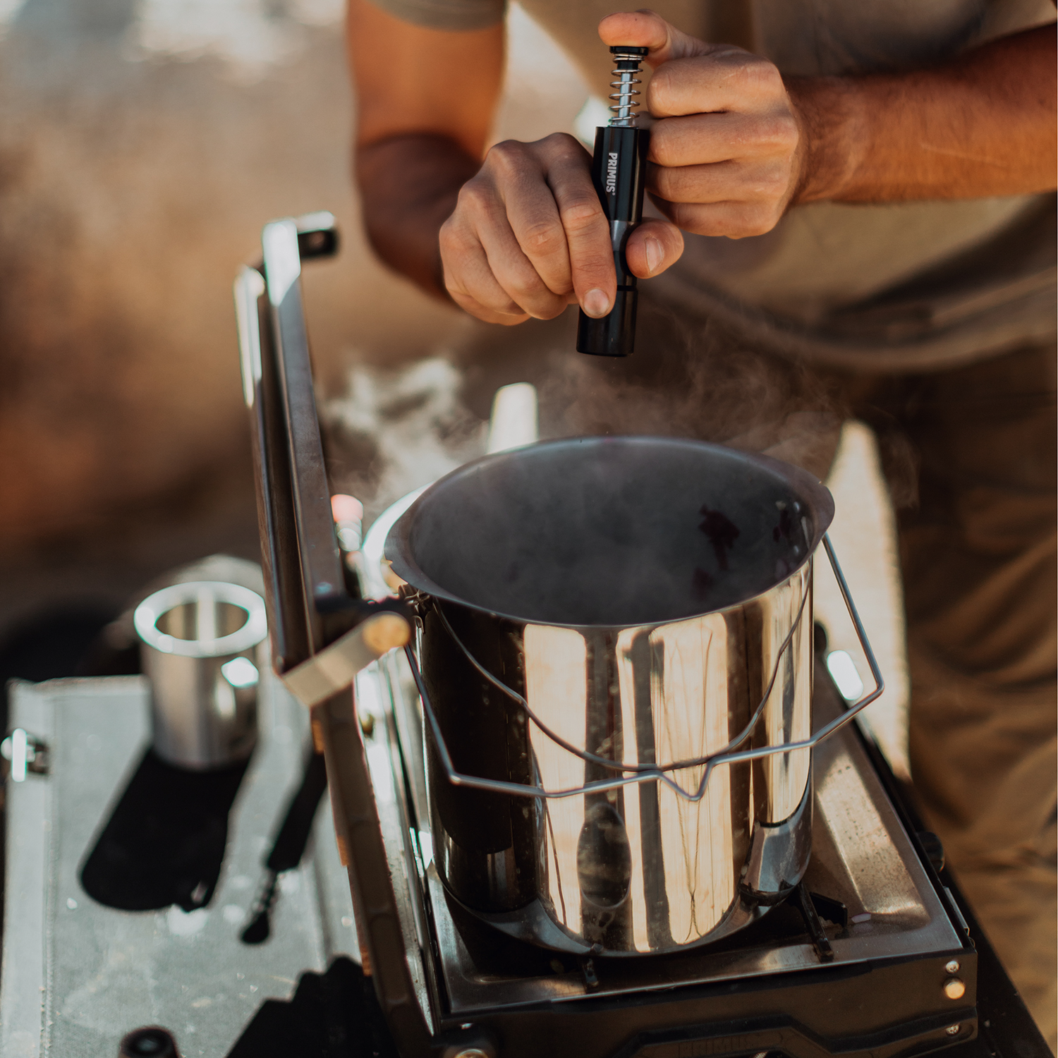 Primus CampFire Stainless Steel Pot 5L - Shop Cook Pots at Trekaline