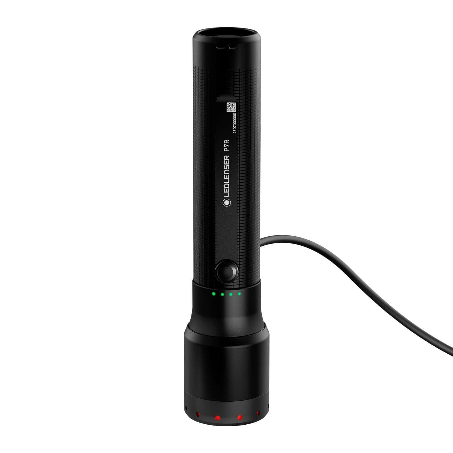 LED flashlight P7R with USB-C charging, showcasing its all-rounder versatility and brilliant light quality.