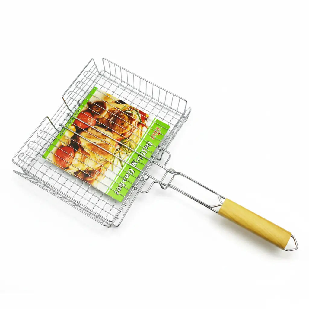 Procamp Joyous Deep BBQ Grill Basket - Shop Grill and Fire Pit Accessories at Trekaline