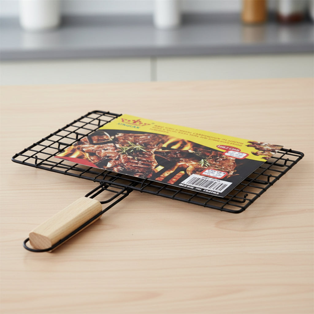 Procamp Stainless Steel BBQ Grill Basket - Shop Grill and Fire Pit Accessories at Trekaline